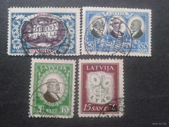 Латвия, 1930. Благотворительная организация по борьбе с туберкулезом. Mi-11,0 евро гаш.