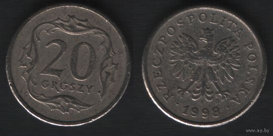 Польша y280 20 грош 1998 год (mw) (_alb2