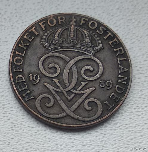 Швеция 2 эре, 1939 1-15-43