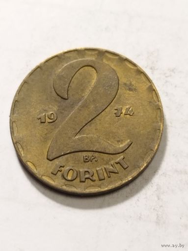 Венгрия 2 форинта 1974