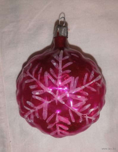 Елочная игрушка "Снежинка", СССР, лот 1