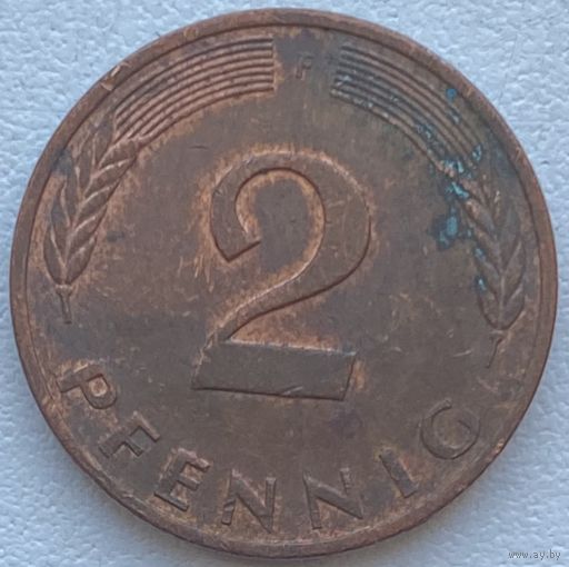 Германия 2 пфеннига 1979 г. F
