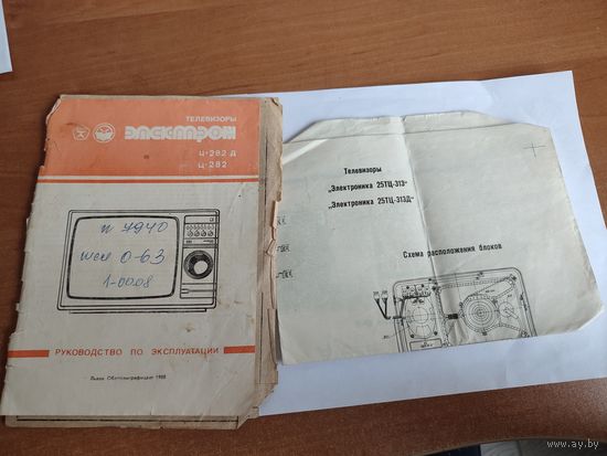 Руководство по эксплуатации телевизора электрон Ц282Д