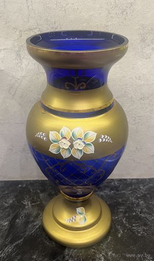 Ваза Bohemia Crystal Изабелла Топаз