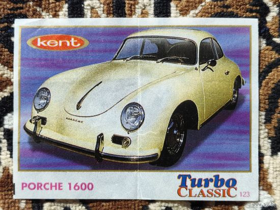Вкладыш Turbo (Турбо) Classic (серия 71-140, Классик), номер 123, Porche 1600. Возможен небольшой торг.