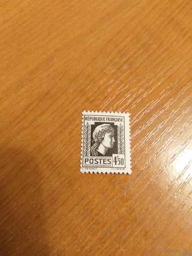 1944-45 Французская колония Алжир Французский Комитет Национального Освобождения Марианна искусство чистая клей MNH (5-9)