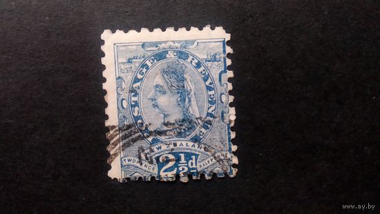 Новая Зеландия \198вк\ 1891 КОРОЛЕВА    зуб10- 1893