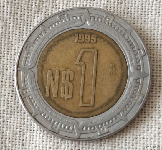 Мексика. 1 песо 1995 года