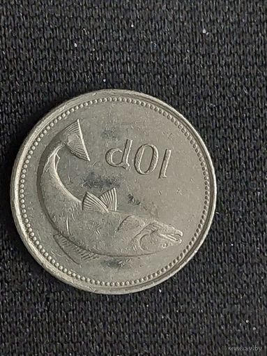 10 пенсов ирландия 1993