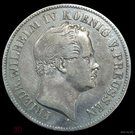 С 1р! 1 талер 1847 A Пруссия горный рельефная