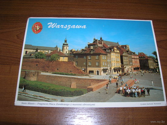 Варшава Польша Старый город Герб чистая