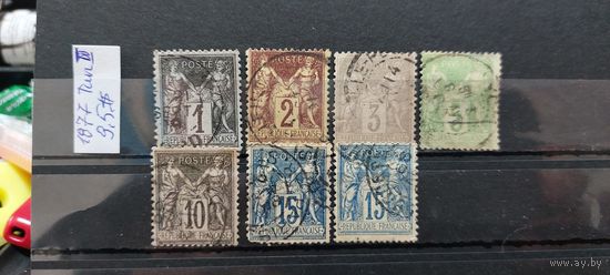 РАСПРОДАЖА ФРАНЦИЯ 1877г. Тип 2. Гаш.