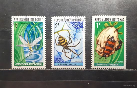 Чад. 1977 год. Фауна. Насекомые (1331)