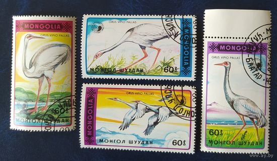 Монголия 1990 Птицы .