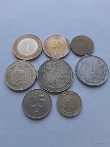 Монеты Турции.