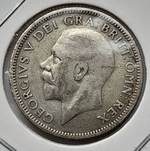 Великобритания шиллинг 1928 года серебро 0.500 Георг V