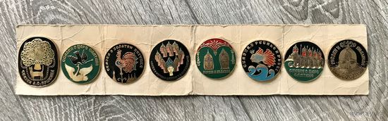 Набор значков Сказки Пушкина