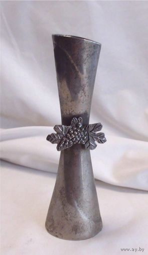 Ваза с бантом Виноград Серебрение