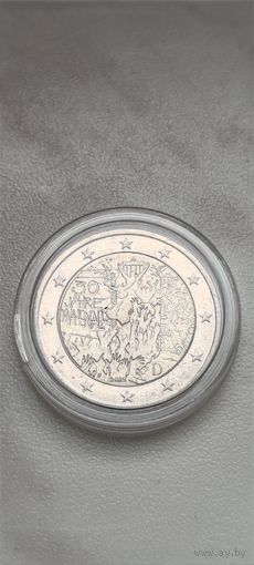 2 евро Германия 2019г