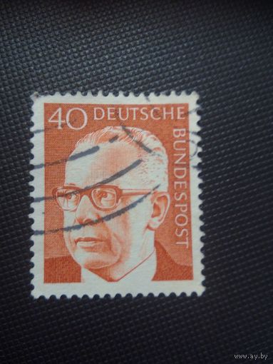 ФРГ. Г.Хайнеман. 1971г. гашеная