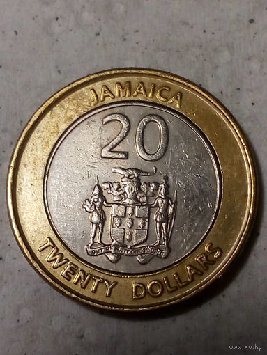 20 доллоров Ямайка 2001 год
