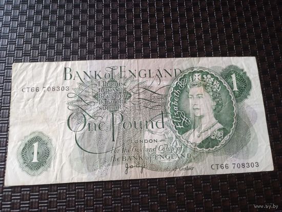 1 фунт 1960-1977 гг. Великобритания