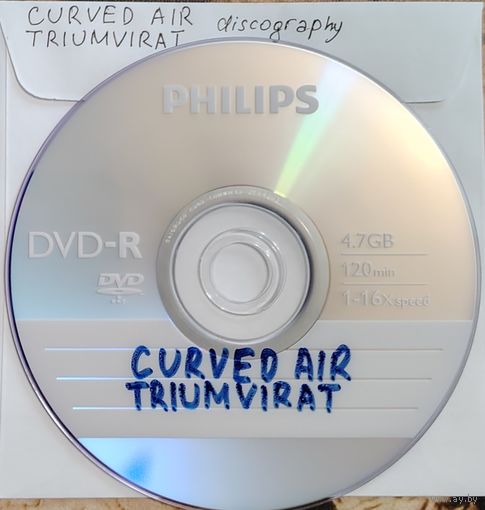 DVD MP3 CURVED AIR, TRIUMVIRAT полная дискография (Progressive rock, Psychedelic rock, Folk rock) - 1 DVD