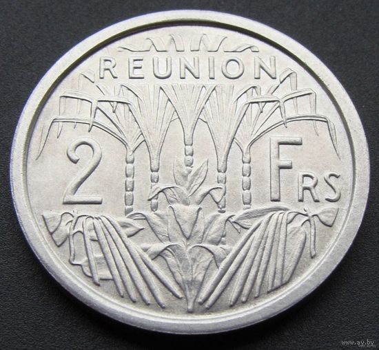 Реюньон. 2 франка 1948 год KM#8  Тираж: 2.000.000 шт