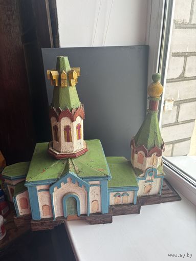 Церковь ручная работа дерево