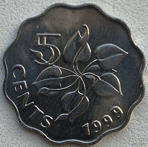 Свазиленд 5 центов 1999 г.