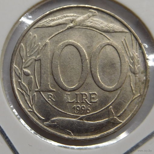 Италия 100 лир 1998 г