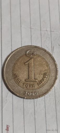Турция 1 лира 2006