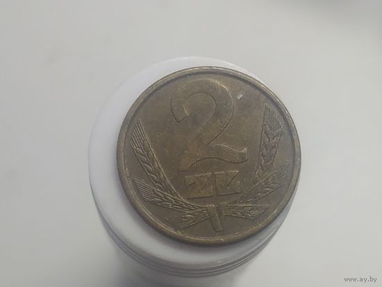 2 злотых Польша 1986 год  лот 42