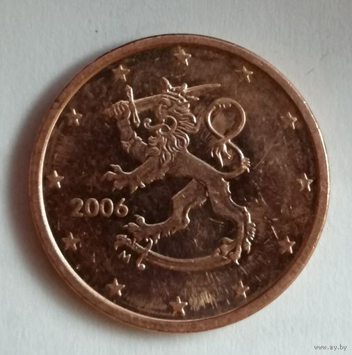 Финляндия 2 евроцента, 2006 г., KM# 99
