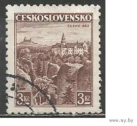 Чехословакия. Замки 1936г. Mi#355.