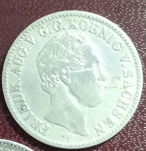 Саксония 1/6 талера 1851