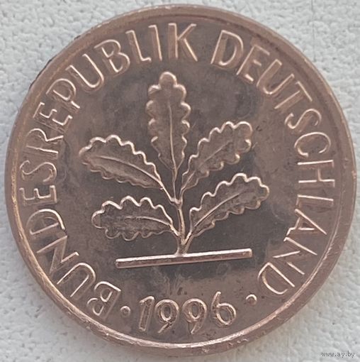 Германия 1 пфенниг 1996 г. F