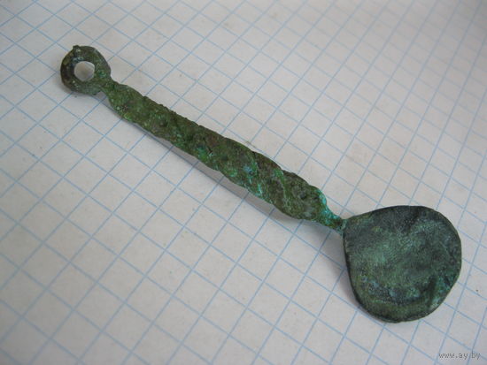 Привеска старинная. Бронза, литье.