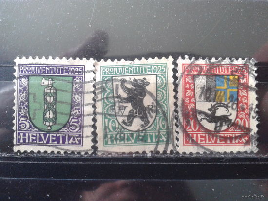 Швейцария 1925 Гербы городов