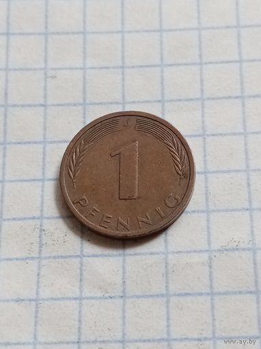 1 пфенниг 1974 года