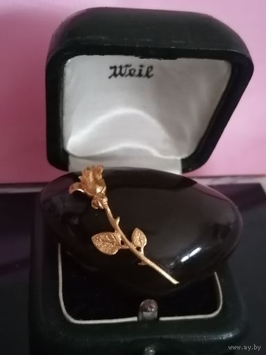 Брошь. Янтарь. Калининград. Редкая.