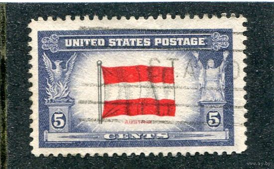 США. Флаги стран, участников второй мировой войны. Австрия