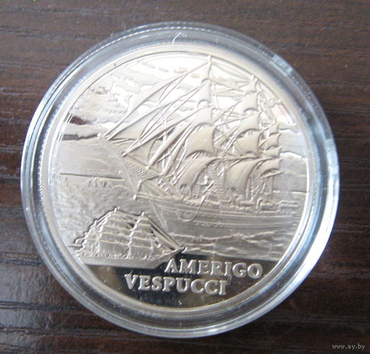 Америго Веспуччи (Amerigo Vespucci). 2010 год. 1 рубль.