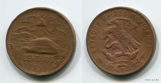 Мексика. 20 сентаво (1959)