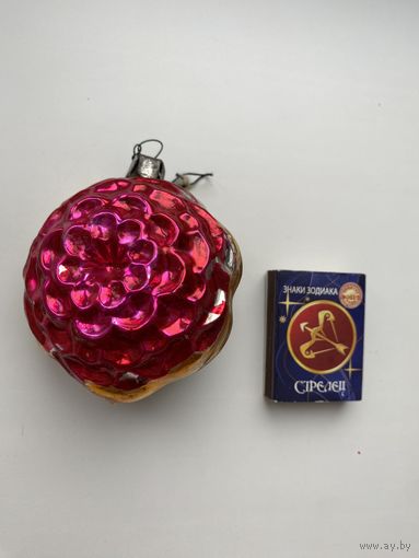 Елочная игрушка. Цветок.
