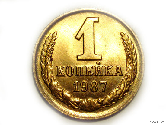 1 копейка 1987 UNC Супер! #U