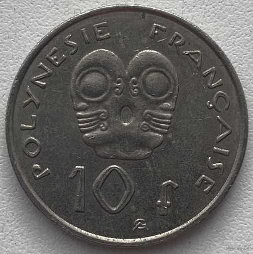 Французская Полинезия 10 франков 2014 г.