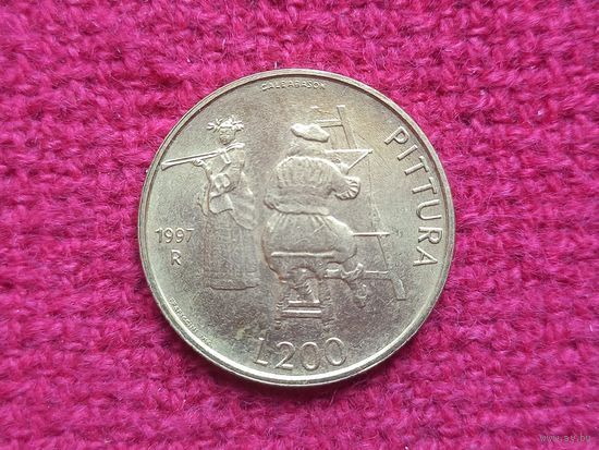 Сан Марино 200 лир 1997 г.