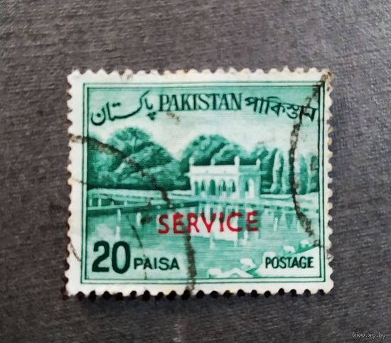 Марка Пакистан (надпечатка на марке 1962 года)