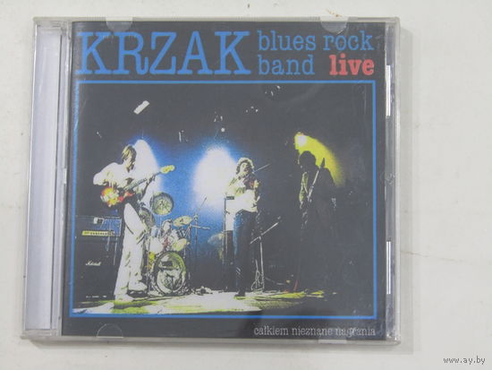 Диск. Фирменный диск. CD диск. Krzak. "Blues rock band" (2)